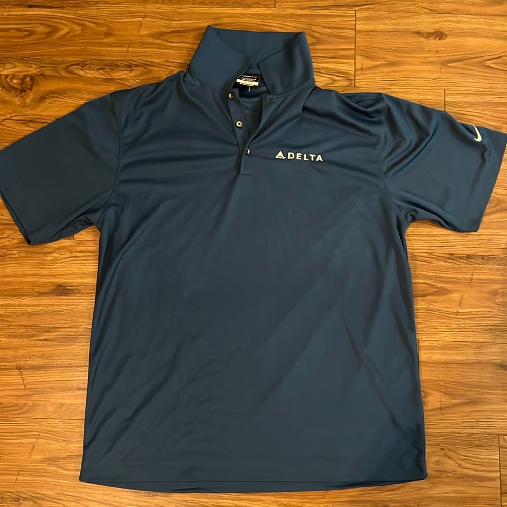 Nike Golf Delta Airlines polo size XL